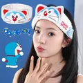 Doraemon Wash Face Fascia per capelli Fascia per capelli Trucco da donna Copricapo Sciarpa per capelli Cartoon Anime Elastico Spa Fascia per capelli Fascia per il sudore