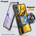 Tanpaile- Custodia magnetica ultra sottile per ZTE nubia Neo 2 Custodia antiurto in TPU morbida trasparente con paraurti per telefono Funda
