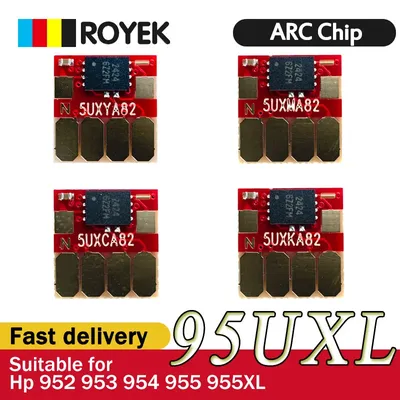95U ARC Chip Refill 952 953 954 955XL Cartridge Compatible For HP OfficeJet Pro 7740 8710 8715 8720