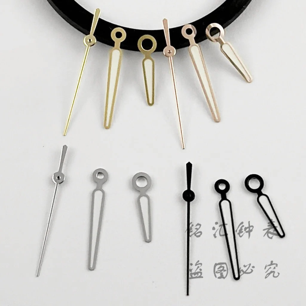 NH35 Nautilus Nadel Hände Leuchtende Silber Schwarz Gold Uhr Hände Für NH34 NH35 4R35 NH36 4R36 7S36 Bewegung Uhren Zeiger Image