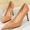 BIGTREE Schuhe Glänzend Patent Leder frauen Pumpen Professionelle OL High Heels Stiletto Damen Schuhe Plus Größe 43 Alle-spiel Heels