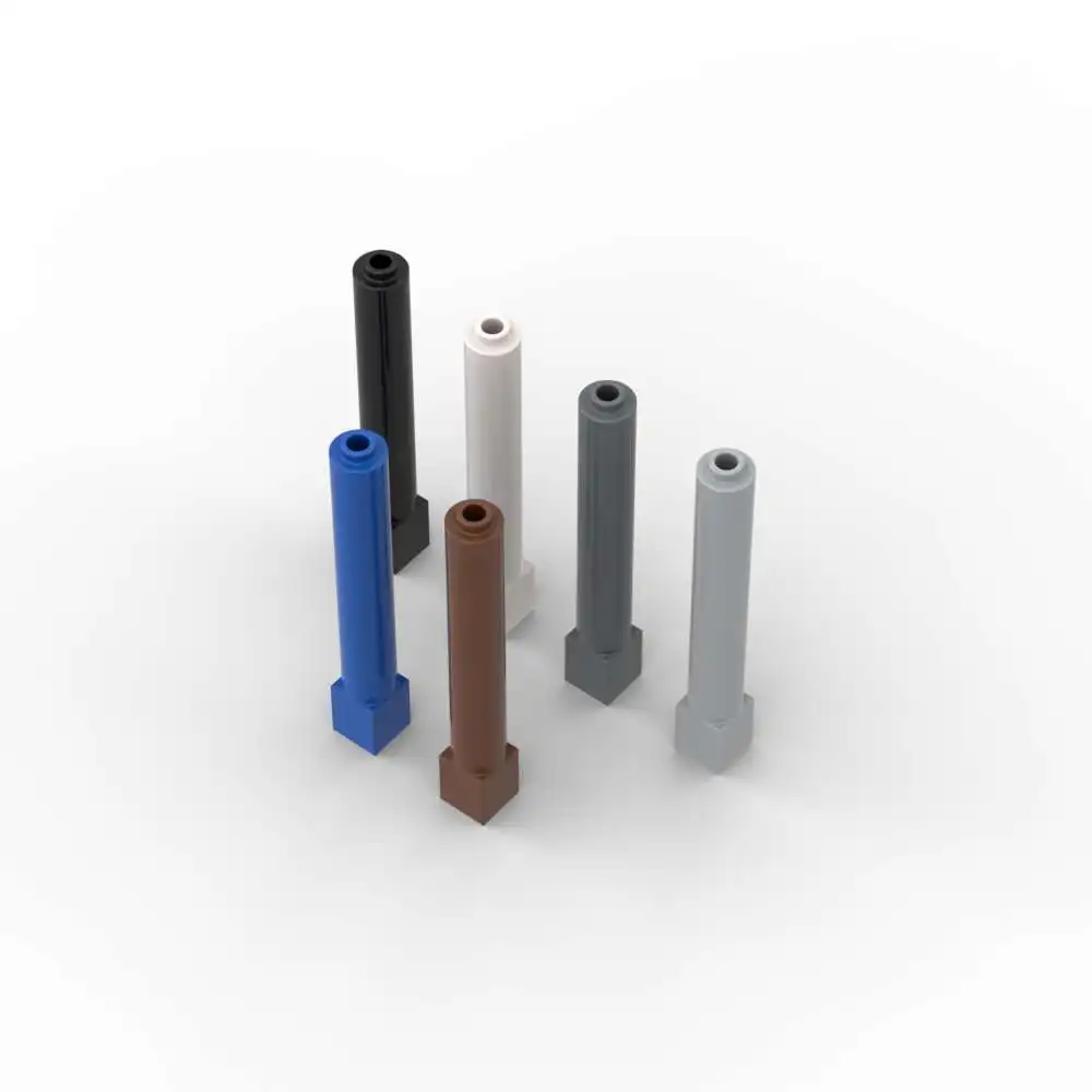 Moc 10pcs Puzzle Partikel 43888 Unterstützung 1x1x6 Bausteine Kit feste Säule dicke Ziegel DIY Spielzeug Kinder Geschenke Drops hipping Image