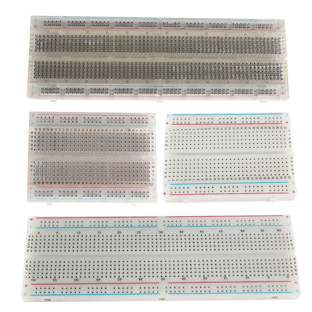 1PCS 400/830 Punkte Breadboard MB-102 Solderless PCB Test Board 400 Loch Brot Bord MB102 Test Entwickeln DIY für Arduino Image