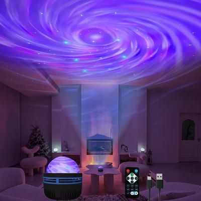 TEMU 1pc Lights - Romantic Bedrooms, Add Sparkle To Holidays, Camping & Parties - A Gift For All , 2 In 1 And Ocean Wave Projector