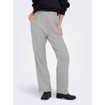 Sweathose ONLY "ONLSWEAT PANTS RELAXED SWT NOOS", Damen, Gr. XL (42), N-Gr, grau (light grau melange), Sweatware, Obermaterial: 60% Baumwolle, 40% Polyester, unifarben, modisch, regular fit, Hosen Image