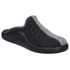 Pantoffel JOSEF SEIBEL "Monaco 62", Damen, Gr. 41, grau (hellgrau, dunkelgrau), Textil, casual, Schuhe, Hausschuh, Slipper mit Ziernähte