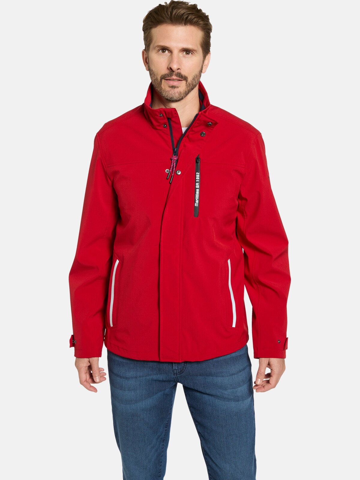 Softshelljacke BABISTA "Softshelljacke ZORVENTO", Herren, Gr. 52, rot, Jacken Softshelljacke