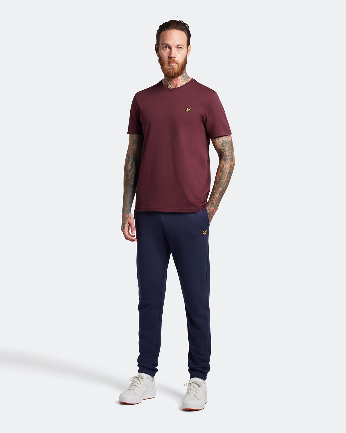 Lyle & Scott Schlankes Sweatpant in Marineblau Image