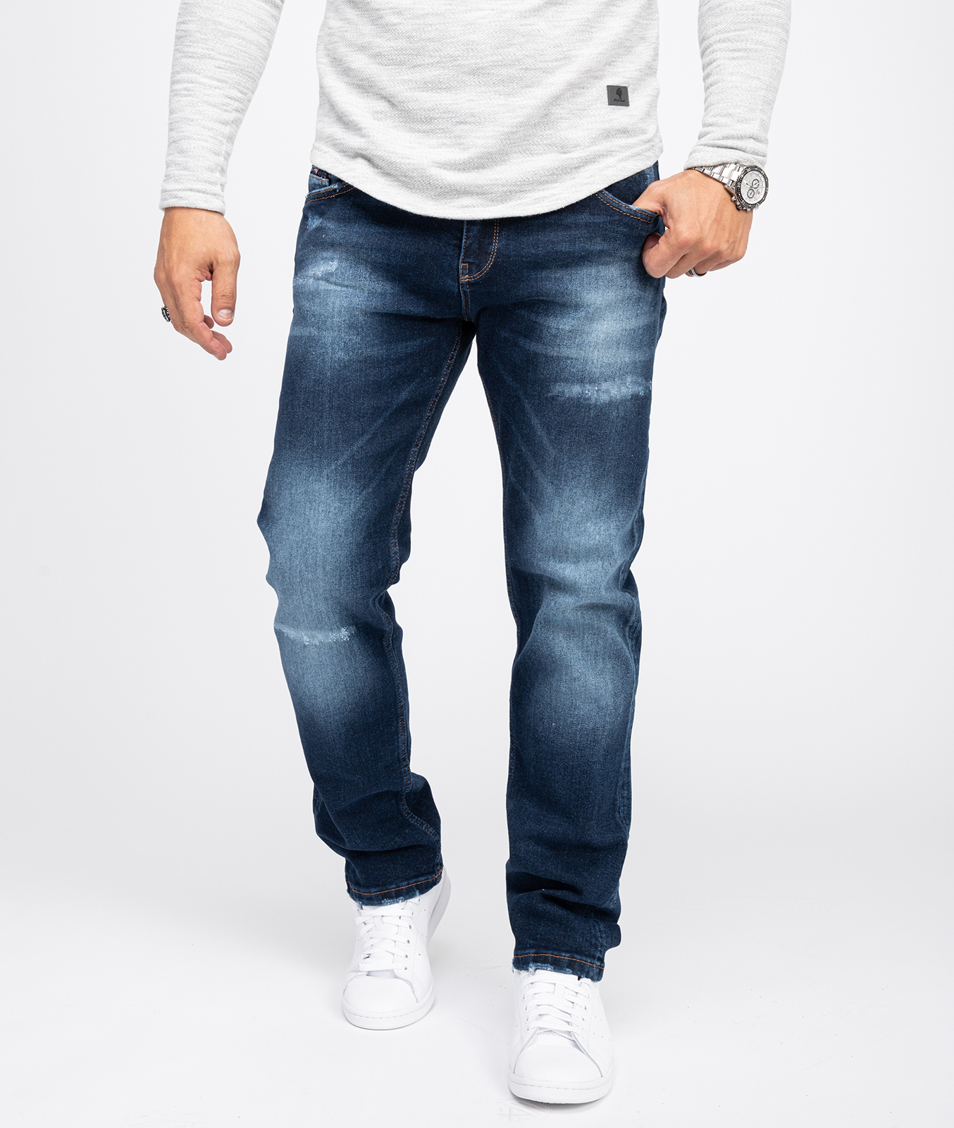 Rock Creek Jeans Blau Image