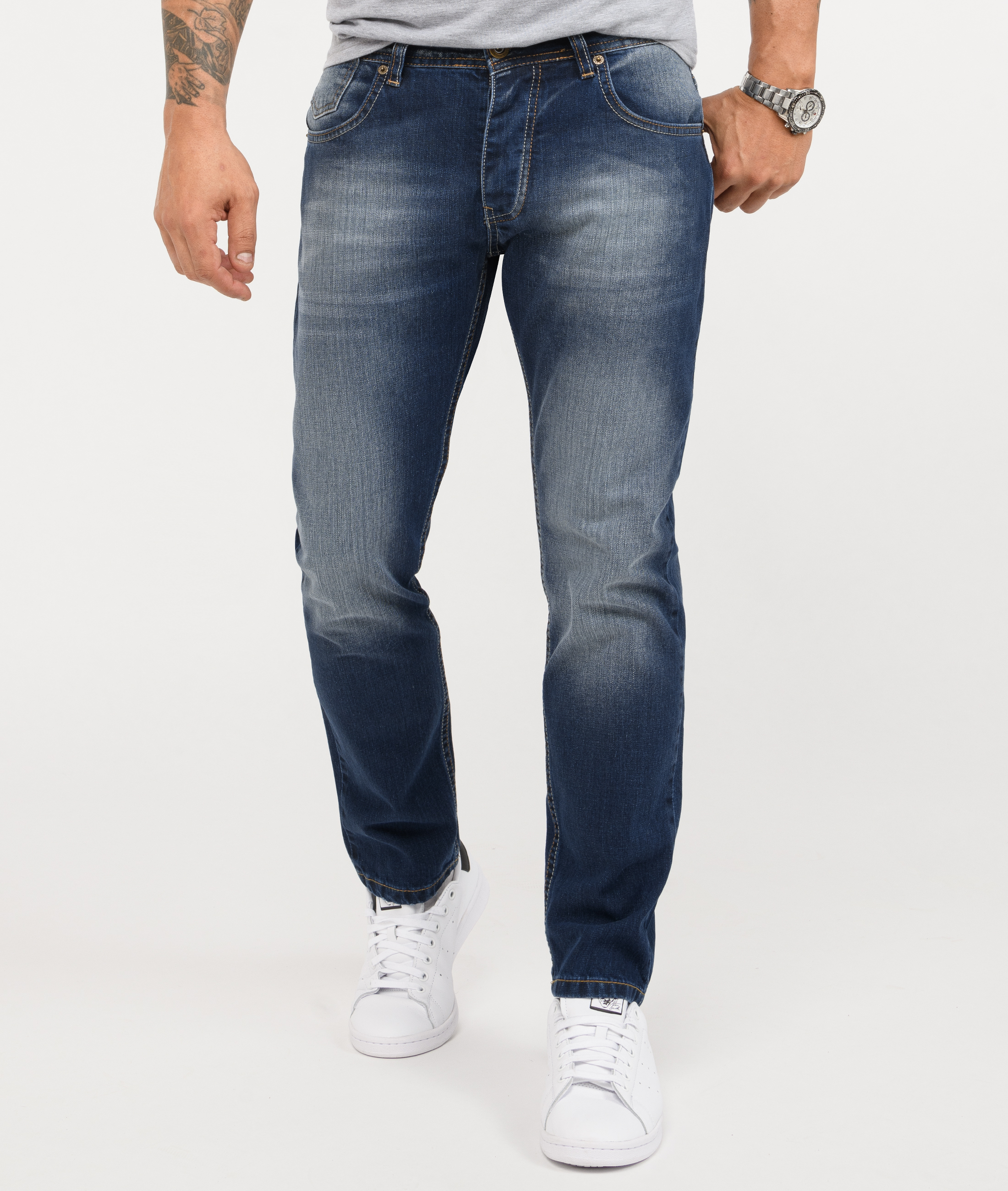 Rock Creek Jeans Blau Image