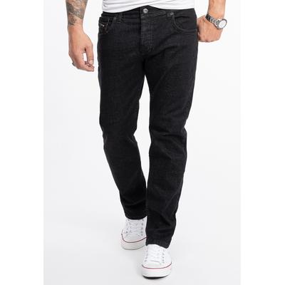 Rock Creek Jeans Straight Leg Schwarz Image