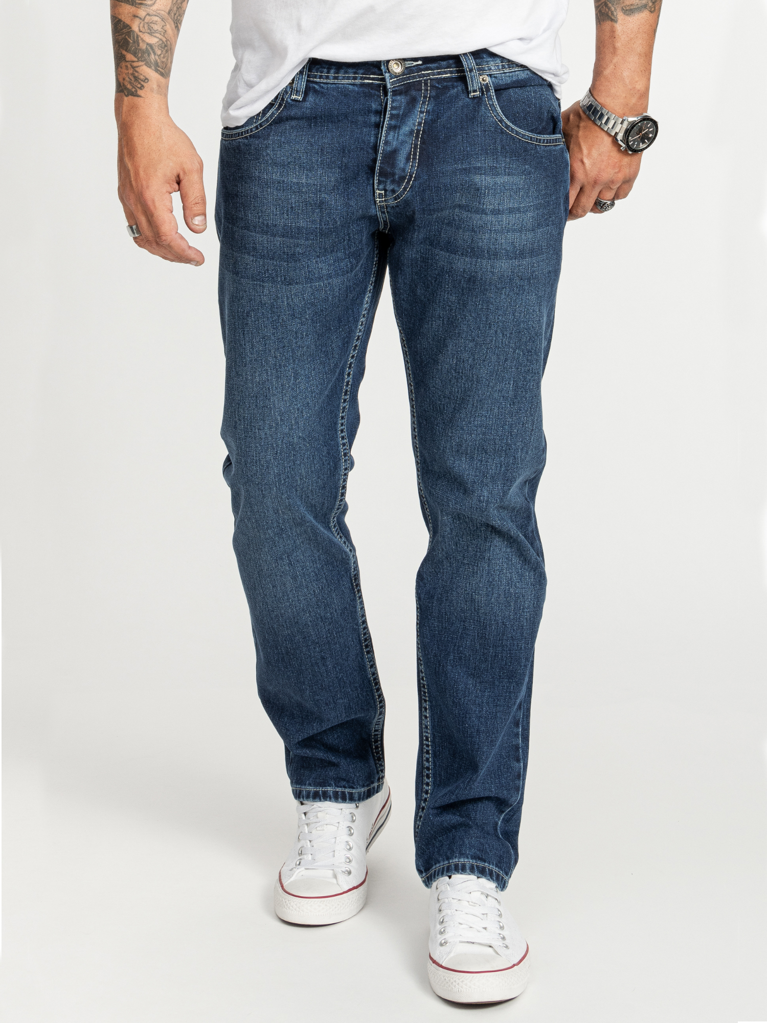 Rock Creek Jeans Blau Image