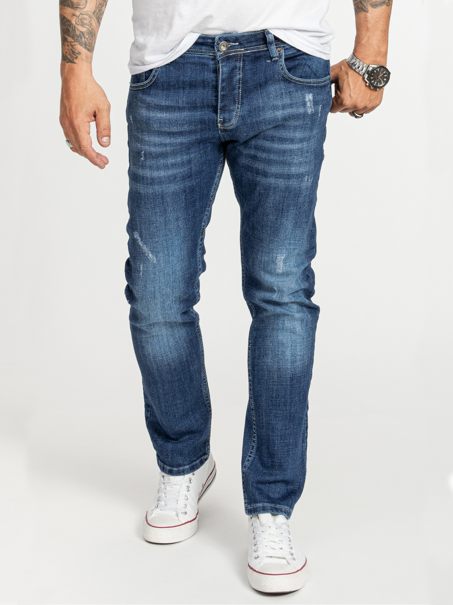 Rock Creek Jeans Blau Image