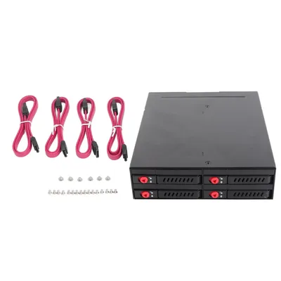 6-Bay 2.5inch SATA SSD HDD Hot Swap Mobile Rack/Enclosure Hard Disk Enclosure Rack Data Storage For