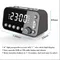 Elegant Alarm Clock DAB FM Radio Dual USB Charging Port Adjustable Alarm Volume Alarm Clock