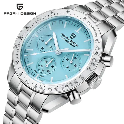 PAGANI DESIGN Moon Mens Watches Quartz Automatic Watch Men Luxury Sports VK63 Chronograph Waterproof Sapphire Reloj Hombre 2025
