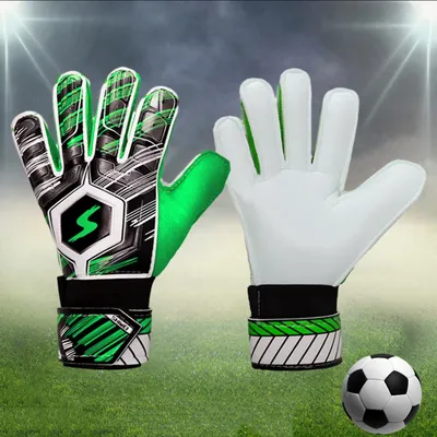 Football Goalkeeper Gloves Adults Kids Professional Soccer Gloves Finger Protection Thickened Latex