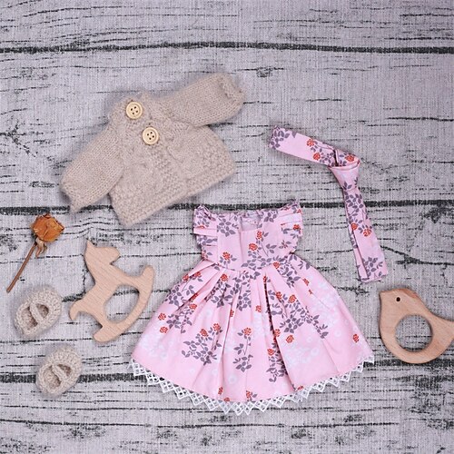 handgemachtes Waldorf Puppenkleiderset für 12 Zoll Puppe handgemachte Muppet Puppe für Weihnachtsgeschenke