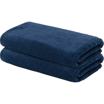 Gästehandtuch "LOOKS", blau (dunkelblau), B:30cm L:50cm, Frottier, Obermaterial: 100% Baumwolle, LOOKS BY WOLFGANG JOOP, Handtücher (Packung), mit Logobestickung Image