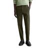 Chinohose MARC O'POLO "aus Bio-Baumwolle mit Elasthan", Herren, Gr. 31, Länge 32, grün (neverland iron), Obermaterial: 98% Baumwolle, 2% Elasthan, unifarben, elegant, relaxed fit normal, Hosen