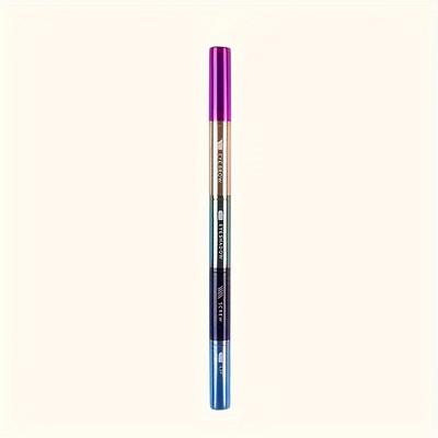 TEMU Travel Four-in-one Eyebrow Brush Lip Brush Eyelash Eyeshadow Brush Metal Portable Brush Makeup Tool Image