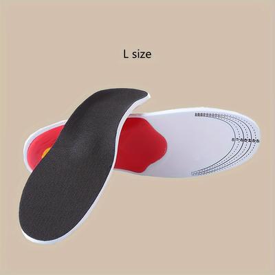 TEMU 1 Pair Eva Arch Support Insoles, High Elasticity Shock-absorbing Sports Inserts, Design For Men And Women,