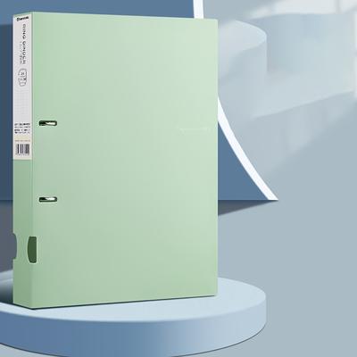 TEMU 4-ring D-ring Binder, A4 Size, Folder, Colorful Office Supplies, Durable Pp Material, For File Organization And Storage Image