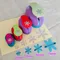 Ensemble de poinçons à six pétales de fleurs, artisanat, scrapbooking, école, bricolage,