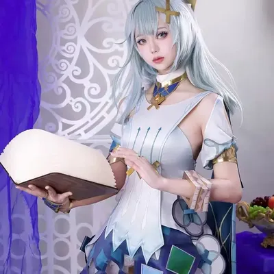 Spiel Genshin Impact Faruzan Cosplay Kostüm Vorverkauf Anzug Kleid Neues Charakterkostüm Komplettset Image