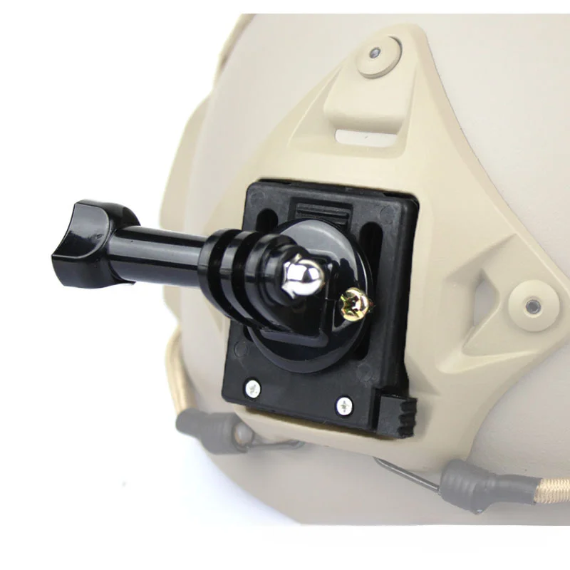 Taktische Helm Adapter Ständer Front Action Kamera Feste Installation Halterung für Gopro Hero Airsoft Helm Zubehör Image