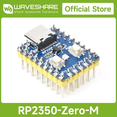Waveshare RP2350-Zero Mini-Entwicklungsboard, Raspberry Pi Mikrocontroller-Entwicklungsboard, basierend auf Raspberry Pi Dual-Core Image