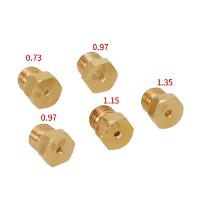 M6*0.75 LPG Gas Water Heater Nozzle Jet 0.07mm Universal Hob Injectors Propane Gas Burners 3 97 97 115 135