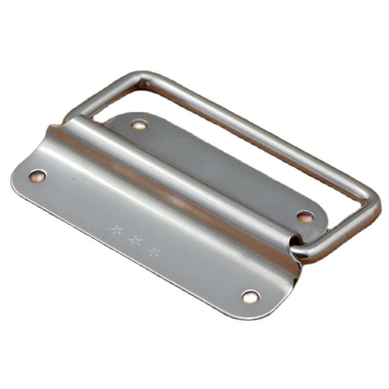 Klappbarer Zuggriff aus Edelstahl 304, für Schrank, Küche, Schublade, Tür, 50/75/100 mm, Griffdurchmesser 6 mm, Sierra Sierra Sierra Image