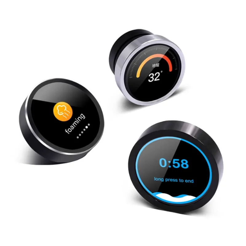 1,6 Zoll 400*400 Runde Smart Home Rund Druckknopf Schalter Serielle Schnittstelle Bildschirm Multifunktionale Druckknopf Display Bildschirm