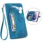 A13 A33 A54 A55 5G Custodia di lusso con zip Libro in pelle Coque per Samsung Galaxy A34 A73 A24 A53