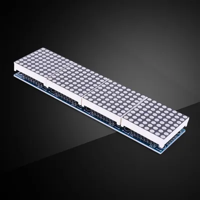 4 IN 1 Display Dot Matrix Module 5V MAX7219 Control Single Chip Microcomputer Module 32x8