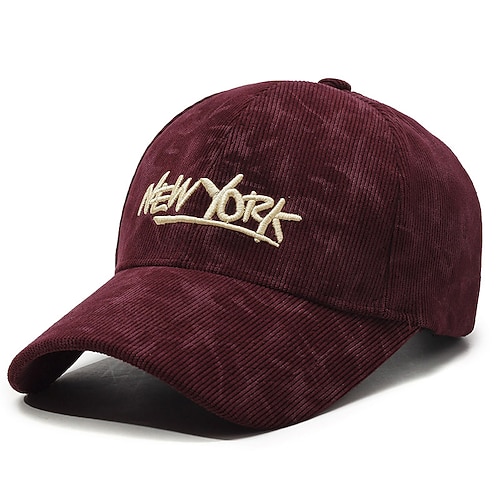 Herren Cap Basecap Sonnenhut Kappe Rote Blau Polyester Einstellbar Modisch Freizeitskleidung Festival Muster Stickerei Draussen Lässig / Alltäglich Image