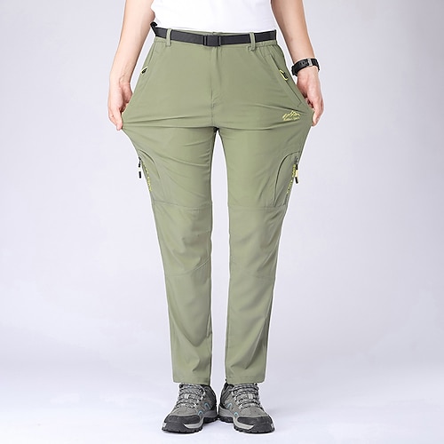 Herren Wanderhosen Sommer Frühling Außen Winddicht Schnelltrocknend Reißverschlusstasche Elastisch Unterteile Schwarz Dunkelmarine Elasthan Jagd Angeln Klettern L XL XXL XXXL 4XL Image