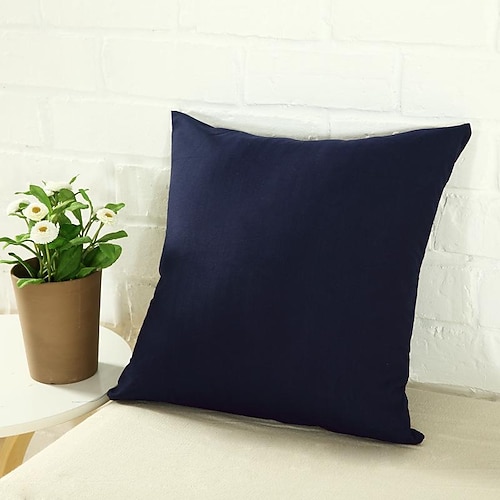 Dekorative Wurfkissen, einfarbiger Kissenbezug, Sofa-Kissenbezug, Bett-Kopfkissen, Büro ohne Kissenkern, nur Mantel, Stuhlkissen, rosa, blau, salbeigrün, lila, gelb
