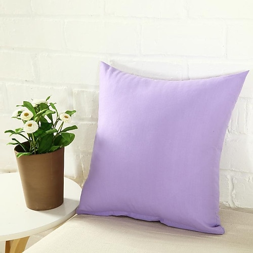 Dekorative Wurfkissen, einfarbiger Kissenbezug, Sofa-Kissenbezug, Bett-Kopfkissen, Büro ohne Kissenkern, nur Mantel, Stuhlkissen, rosa, blau, salbeigrün, lila, gelb