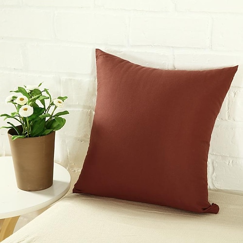 Dekorative Wurfkissen, einfarbiger Kissenbezug, Sofa-Kissenbezug, Bett-Kopfkissen, Büro ohne Kissenkern, nur Mantel, Stuhlkissen, rosa, blau, salbeigrün, lila, gelb