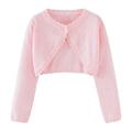XFYSSS Casual Fashion Girls Cute Solid Color Thin Cut Breathable Long Sleeved Single Buckle Cardigan Coat Girl Knitting Cotton Coat