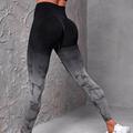 Per donna Pantaloni da yoga Leggings da yoga Vita Alta Yoga Allenamento in Palestra Pilates Collant Tinta a nodi Nero Bianco Rosa Autunno Gli sport Abbigliamento sportivo Elasticizzato Taglia piccola