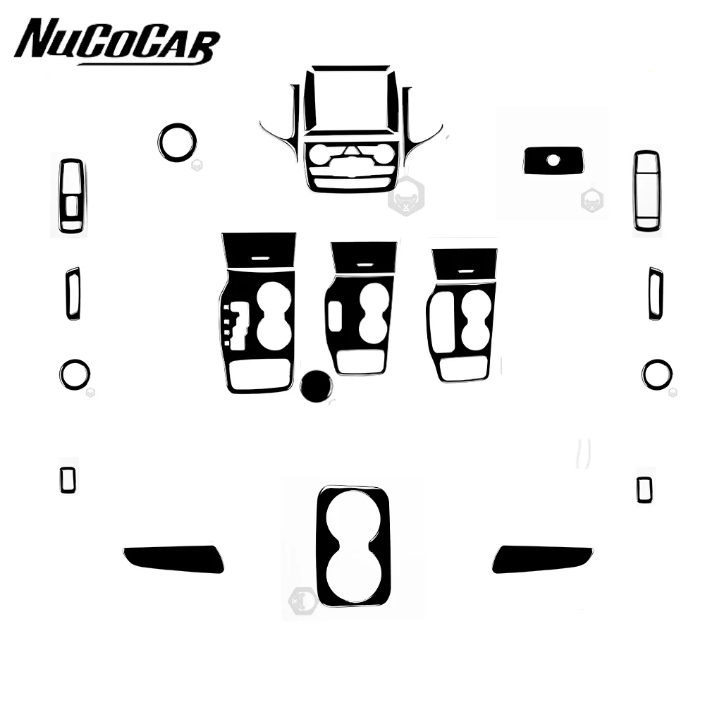 Für Jeep Grand Cherokee ab 2011, Piano Black Navigationsradio, CD-Schalttafel, Auto-Innenausstattung, dekorative Aufkleber Image