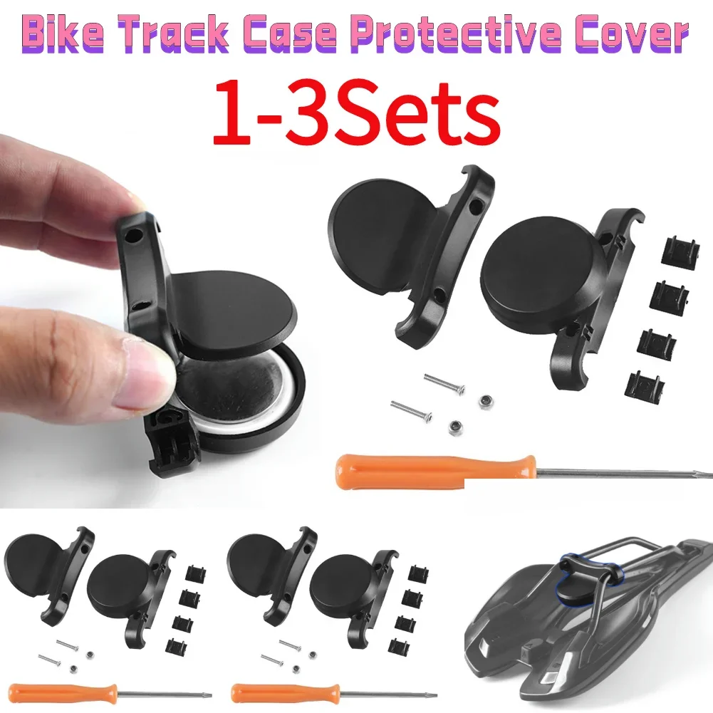 1-3Pcs Fahrrad Standort Tracker Schutzhülle Fahrrad GPS Tracker Schutzhülle Für Airtag Sattel Montieren Fahrrad Zubehör Image