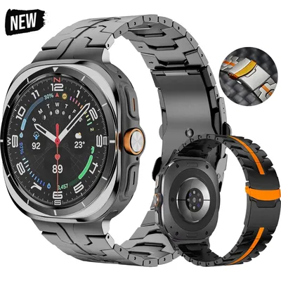 Metal Band For Galaxy Watch Ultra 47mm Bracelet No Gaps Strap For Samsung Galaxy Watch Ultra