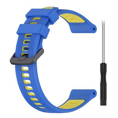 Watch Band for Garmin Forerunner 965 Silicone Replacement Strap Adjustable Sport Band Wristband