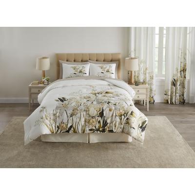 Odette Comforter Set by BrylaneHome in Lime (Size TWIN)