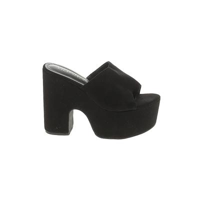 Liliana Wedges: Black Shoes - Women's Size 7