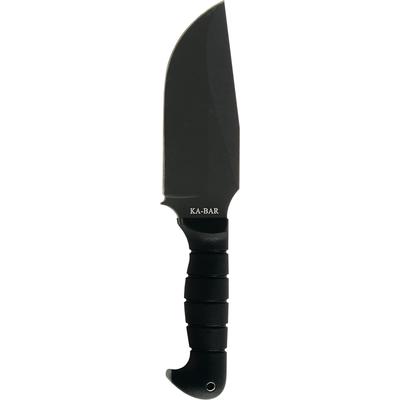 KA-BAR 6.75" Fixed Blade Heavy-Duty Warthog Knife w/ Sheath - Black
